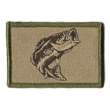 BuckUp Tactical Morale Patch Hook Fishing Bass Wildlife Patches 3x2" - BuckUp Tactical