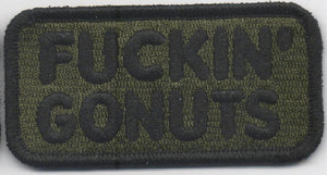 BuckUp Tactical Morale Patch Hook Fuckin Gonuts Patches 1.5x3" - BuckUp Tactical