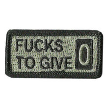 BuckUp Tactical Morale Patch Hook Fucks fuck TO GIVE F Word funny Patches 2x1" - BuckUp Tactical