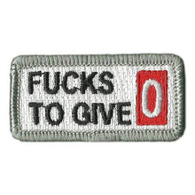 BuckUp Tactical Morale Patch Hook Fucks fuck TO GIVE F Word funny Patches 2x1" - BuckUp Tactical