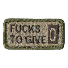 BuckUp Tactical Morale Patch Hook Fucks fuck TO GIVE F Word funny Patches 2x1" - BuckUp Tactical