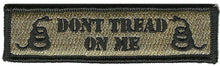 BuckUp Tactical Morale Patch Hook Gadsden Don't Tread on Me DTOM Patches 3.75x1" - BuckUp Tactical