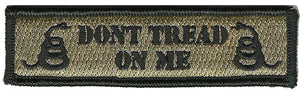 BuckUp Tactical Morale Patch Hook Gadsden Don't Tread on Me DTOM Patches 3.75x1" - BuckUp Tactical