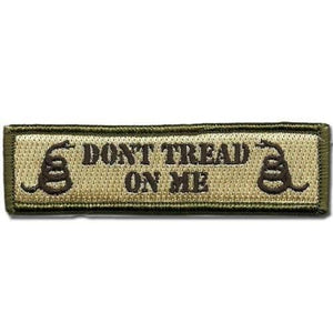 BuckUp Tactical Morale Patch Hook Gadsden Don't Tread on Me DTOM Patches 3.75x1" - BuckUp Tactical