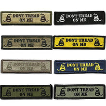 BuckUp Tactical Morale Patch Hook Gadsden Don't Tread on Me DTOM Patches 3.75x1" - BuckUp Tactical