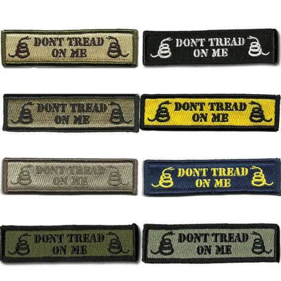 BuckUp Tactical Morale Patch Hook Gadsden Don't Tread on Me DTOM Patches 3.75x1" - BuckUp Tactical