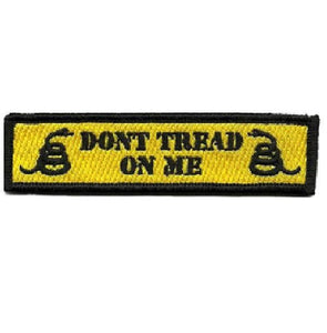 BuckUp Tactical Morale Patch Hook Gadsden Don't Tread on Me DTOM Patches 3.75x1" - BuckUp Tactical