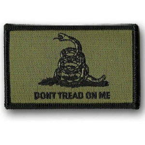 BuckUp Tactical Morale Patch Hook Gadsden DTOM Don't Tread On Me Patches 3x2" - BuckUp Tactical