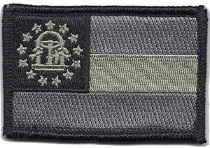 BuckUp Tactical Morale Patch Hook Georgia Atlanta State Patches 3x2" - BuckUp Tactical