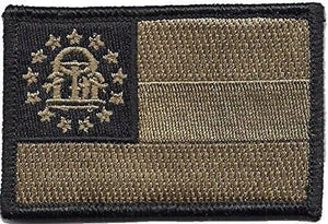 BuckUp Tactical Morale Patch Hook Georgia Atlanta State Patches 3x2" - BuckUp Tactical