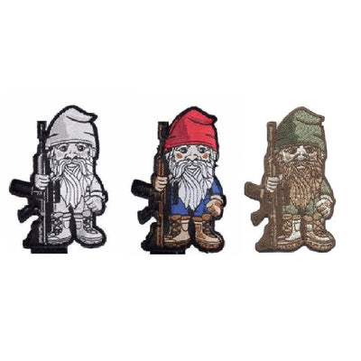 BuckUp Tactical Morale Patch Hook Gnome 2.5" Cut-Out Sized Patches.