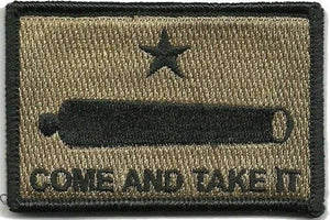 BuckUp Tactical Morale Patch Hook Gonzales Come & Take it Cannon Patches 3x2" - BuckUp Tactical