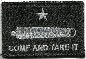BuckUp Tactical Morale Patch Hook Gonzales Come & Take it Cannon Patches 3x2" - BuckUp Tactical