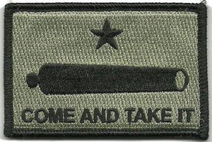 BuckUp Tactical Morale Patch Hook Gonzales Come & Take it Cannon Patches 3x2" - BuckUp Tactical