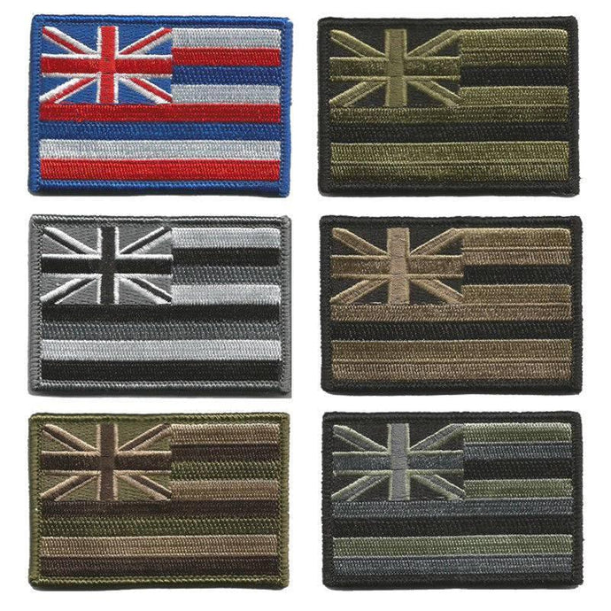 BuckUp Tactical Morale Patch Hook Hawaii Honolulu State Patches 3x2