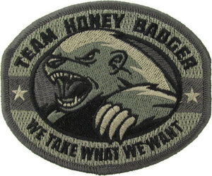 BuckUp Tactical Morale Patch Hook Honey Badger Patches 3.25" - BuckUp Tactical