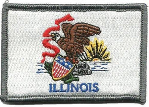 BuckUp Tactical Morale Patch Hook Illinois Springfield State Patches 3x2" - BuckUp Tactical
