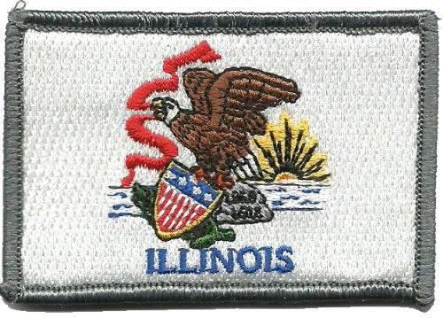 BuckUp Tactical Morale Patch Hook Illinois Springfield State Patches 3x2