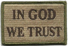 BuckUp Tactical Morale Patch Hook In God We Trust Patches 3x2" - BuckUp Tactical