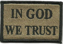 BuckUp Tactical Morale Patch Hook In God We Trust Patches 3x2" - BuckUp Tactical