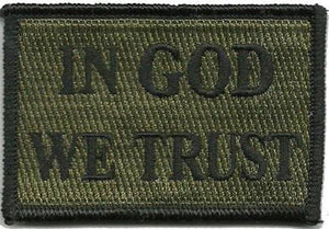 BuckUp Tactical Morale Patch Hook In God We Trust Patches 3x2" - BuckUp Tactical