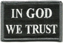 BuckUp Tactical Morale Patch Hook In God We Trust Patches 3x2" - BuckUp Tactical