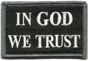 BuckUp Tactical Morale Patch Hook In God We Trust Patches 3x2" - BuckUp Tactical