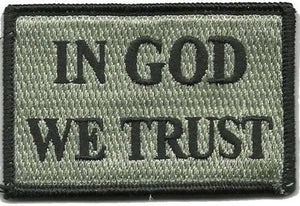 BuckUp Tactical Morale Patch Hook In God We Trust Patches 3x2" - BuckUp Tactical