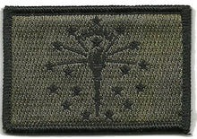 BuckUp Tactical Morale Patch Hook Indiana Indianapolis State Patches 3x2" - BuckUp Tactical
