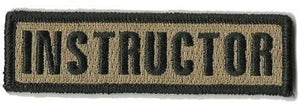 BuckUp Tactical Morale Patch Hook Instructor Morale Patches 3.75x1" - BuckUp Tactical