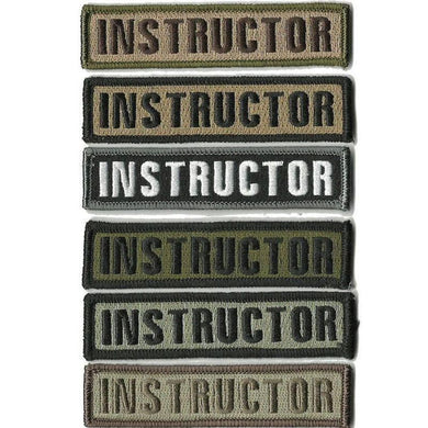 BuckUp Tactical Morale Patch Hook Instructor Morale Patches 3.75x1