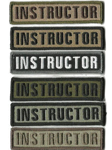 BuckUp Tactical Morale Patch Hook Instructor Morale Patches 3.75x1" - BuckUp Tactical