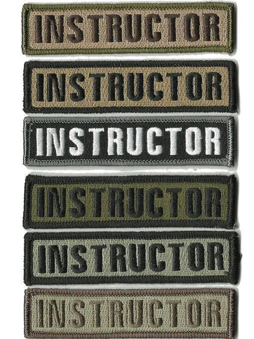 BuckUp Tactical Morale Patch Hook Instructor Morale Patches 3.75x1