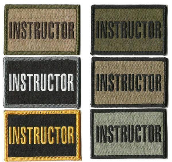 BuckUp Tactical Morale Patch Hook Instructor Patches 3x2