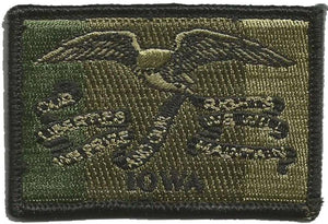 BuckUp Tactical Morale Patch Hook Iowa Des Moines State Patches 3x2" - BuckUp Tactical