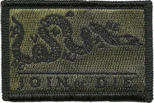 BuckUp Tactical Morale Patch Hook Join or Die Gadsden Snake DTOM Patches 3x2" - BuckUp Tactical