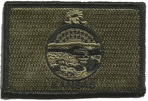 BuckUp Tactical Morale Patch Hook Kansas Topeka State Patches 3x2" - BuckUp Tactical
