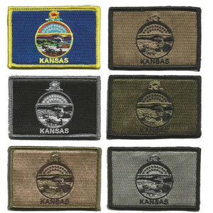 BuckUp Tactical Morale Patch Hook Kansas Topeka State Patches 3x2" - BuckUp Tactical