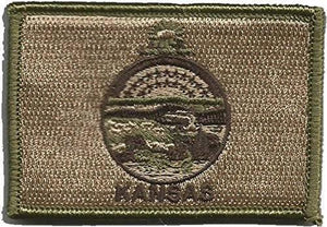 BuckUp Tactical Morale Patch Hook Kansas Topeka State Patches 3x2" - BuckUp Tactical