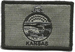 BuckUp Tactical Morale Patch Hook Kansas Topeka State Patches 3x2" - BuckUp Tactical