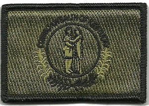 BuckUp Tactical Morale Patch Hook Kentucky Frankfort State Patches 3x2" - BuckUp Tactical