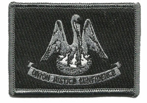 BuckUp Tactical Morale Patch Hook Louisiana Baton Rouge State Patches 3x2" - BuckUp Tactical