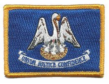 BuckUp Tactical Morale Patch Hook Louisiana Baton Rouge State Patches 3x2" - BuckUp Tactical