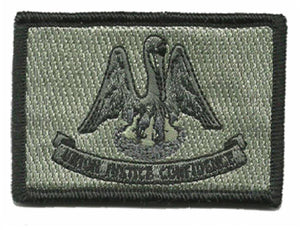 BuckUp Tactical Morale Patch Hook Louisiana Baton Rouge State Patches 3x2" - BuckUp Tactical