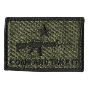 BuckUp Tactical Morale Patch Hook M16 M-16 Come And Take It Patches 3x2" - BuckUp Tactical