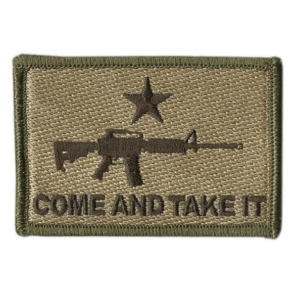BuckUp Tactical Morale Patch Hook M16 M-16 Come And Take It Patches 3x2