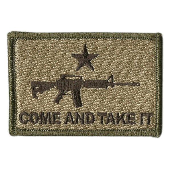 BuckUp Tactical Morale Patch Hook M16 M-16 Come And Take It Patches 3x2