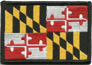 BuckUp Tactical Morale Patch Hook Maryland Annapolis State Patches 3x2" - BuckUp Tactical