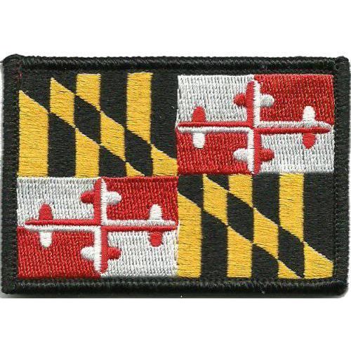 BuckUp Tactical Morale Patch Hook Maryland Annapolis State Patches 3x2