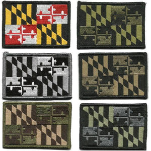 BuckUp Tactical Morale Patch Hook Maryland Annapolis State Patches 3x2" - BuckUp Tactical